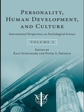 Cover: Personality, Human Development, and Culture - Psychology Press Ltd