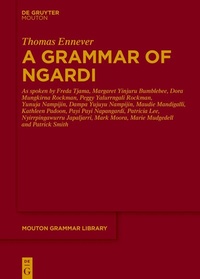 Abbildung von: A Grammar of Ngardi - De Gruyter Mouton