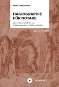 Cover: Hagiographie f&uuml;r Notare - B&uuml;chner-Verlag