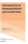 Cover: Advances in Management Accounting - Emerald Publishing Limited