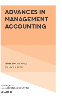Enlarge image Cover: Advances in Management Accounting - Emerald Publishing Limited