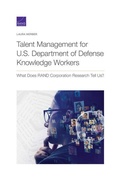 Cover: Talent Management for U.S. Department of Defense Knowledge Workers - RAND