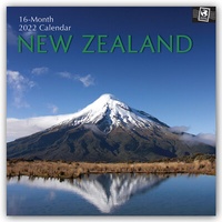 Abbildung von: New Zealand - Neuseeland 2022 - 16-Monatskalender - Brown Trout-Auslieferer Flechsig