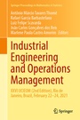 Cover: Industrial Engineering and Operations Management - Springer