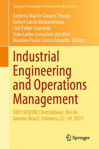 Enlarge image Cover: Industrial Engineering and Operations Management - Springer