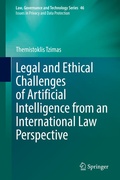 Cover: Legal and Ethical Challenges of Artificial Intelligence from an International Law Perspective - Springer