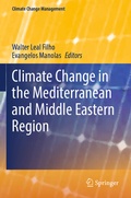 Cover: Climate Change in the Mediterranean and Middle Eastern Region - Springer