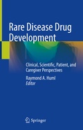 Cover: Rare Disease Drug Development - Springer