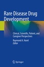 Cover: Rare Disease Drug Development - Springer
