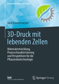 Cover: 3D-Druck mit lebenden Zellen - Springer Vieweg