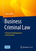 Cover: Business Criminal Law - Springer Gabler