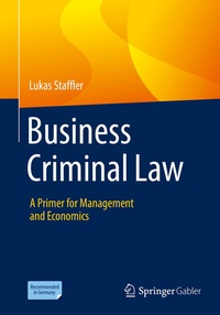 Abbildung von: Business Criminal Law - Springer Gabler
