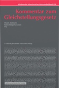 Cover: Kommentar zum Gleichstellungsgesetz - Helbing & Lichtenhahn