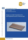 Cover: Design von GaN Transistoren f&uuml;r leistungselektronische Anwendungen - Cuvillier Verlag