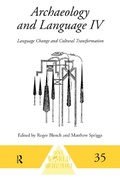 Cover: Archaeology and Language IV - Routledge