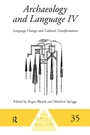 Cover: Archaeology and Language IV - Routledge