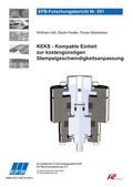 Cover: KEKS - Kompakte Einheit zur kosteng&uuml;nstigen Stempelgeschwindigkeitsanpassung - Europ&auml;ische Forschungsgesellschaft f&uuml;r Blechverarbeitung e.V. (EFB)
