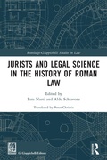 Cover: Jurists and Legal Science in the History of Roman Law - Routledge