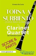 Cover: Torna a Surriento - Clarinet Quartet (score & parts) - Glissato Edizioni Musicali