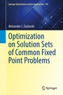 Cover: Optimization on Solution Sets of Common Fixed Point Problems - Springer