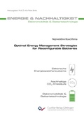 Cover: Optimal Energy Management Strategies for Reconfigurable Batteries - Cuvillier Verlag