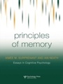 Cover: Principles of Memory - Psychology Press Ltd