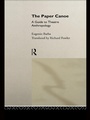 Cover: The Paper Canoe - Routledge