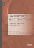 Cover: David Riesman and Critical Theory - Palgrave Macmillan