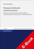 Bild: Nationale Solidarität und ihre Grenzen - Franz Steiner Verlag
