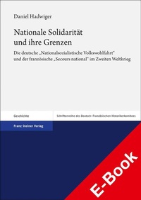 Bild: Nationale Solidarität und ihre Grenzen - Franz Steiner Verlag