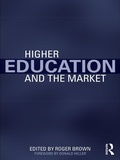 Cover: Higher Education and the Market - Routledge