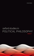 Cover: Oxford Studies in Political Philosophy Volume 7 - OUP eBook