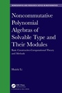 Cover: Noncommutative Polynomial Algebras of Solvable Type and Their Modules - Chapman & Hall/CRC