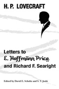 Cover: Letters to E. Hoffmann Price and Richard F. Searight - Hippocampus Press