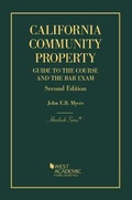 Cover: California Community Property - West Academic Press