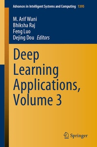 Enlarge image Cover: Deep Learning Applications, Volume 3 - Springer