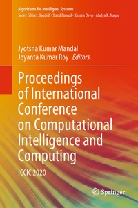 Enlarge image Cover: Proceedings of International Conference on Computational Intelligence and Computing - Springer