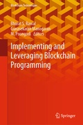 Cover: Implementing and Leveraging Blockchain Programming - Springer