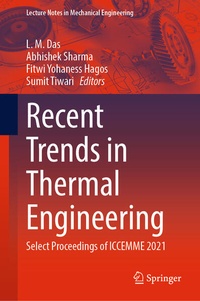 Enlarge image Cover: Recent Trends in Thermal Engineering - Springer