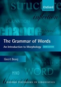 Cover: The Grammar of Words - OUP eBook