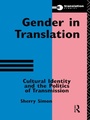 Cover: Gender in Translation - Routledge