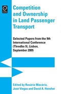 Cover: Competition and Ownership in Land Passenger Transport - Elsevier