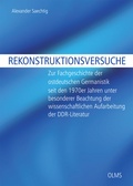 Cover: Rekonstruktionsversuche - Georg Olms Verlag
