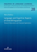 Cover: Language and Cognitive Aspects of Child Bilingualism - Peter Lang Verlag
