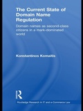Cover: The Current State of Domain Name Regulation - Routledge