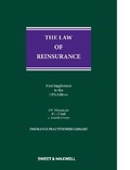 Cover: The Law of Reinsurance 1st Supplement - Sweet & Maxwell