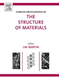 Cover: Concise Encyclopedia of the Structure of Materials - Elsevier