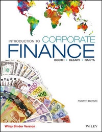 Enlarge image Cover: Introduction to Corporate Finance 4ce Binder Ready Version + Wileyplus Registration Card - Wiley