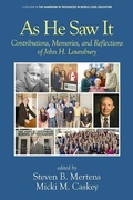 Cover: As He Saw It - Information Age Publishing
