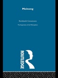 Cover: Meinong-Arg Philosophers - Routledge